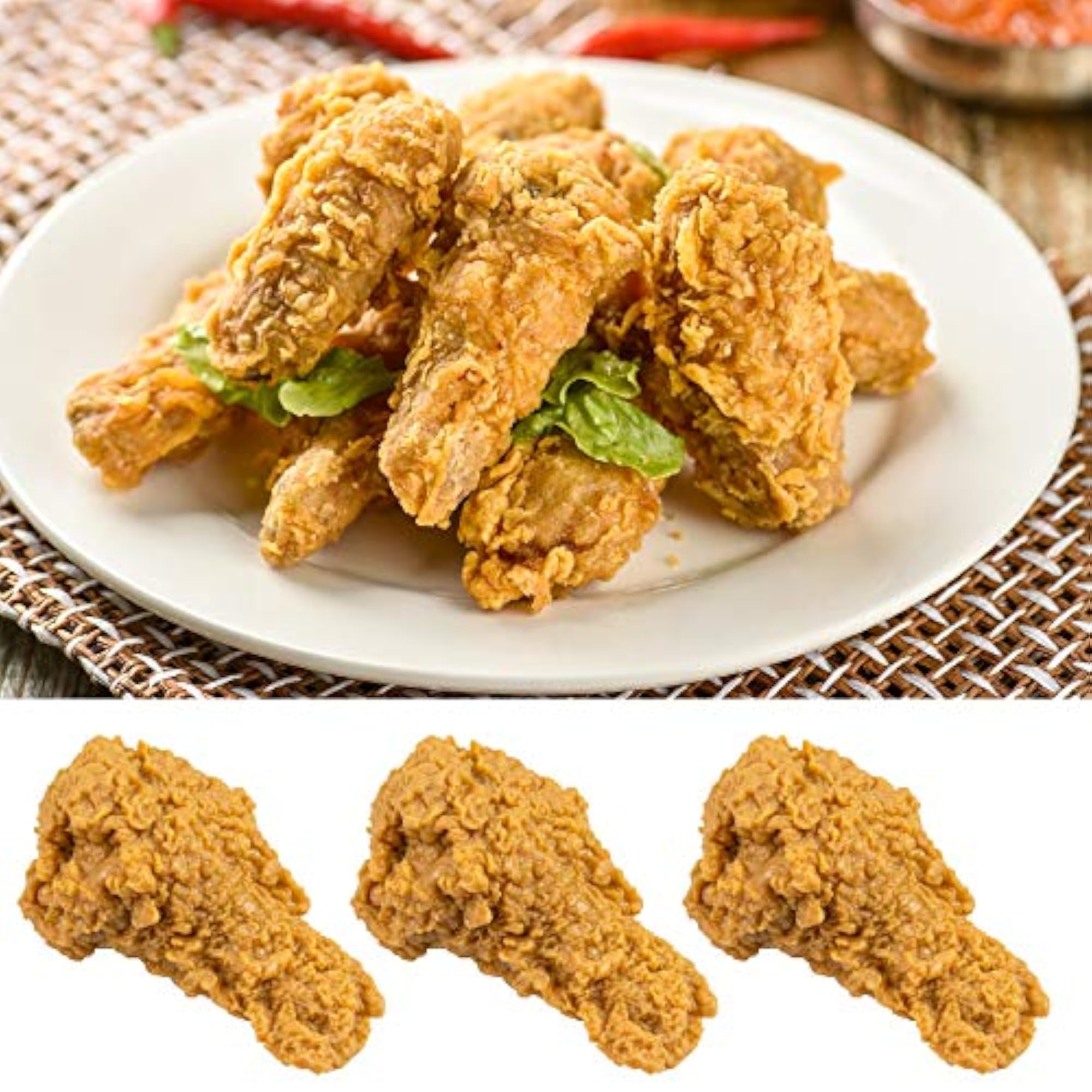 Fake Cooked Fried Chicken Simulation Model